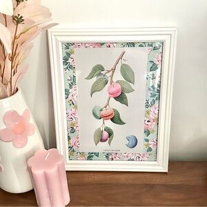 Pastel Macaron Cookie Colorful Treat French Dessert Framed Canvas Wall Art 12x15